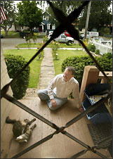 Gaylord on porch